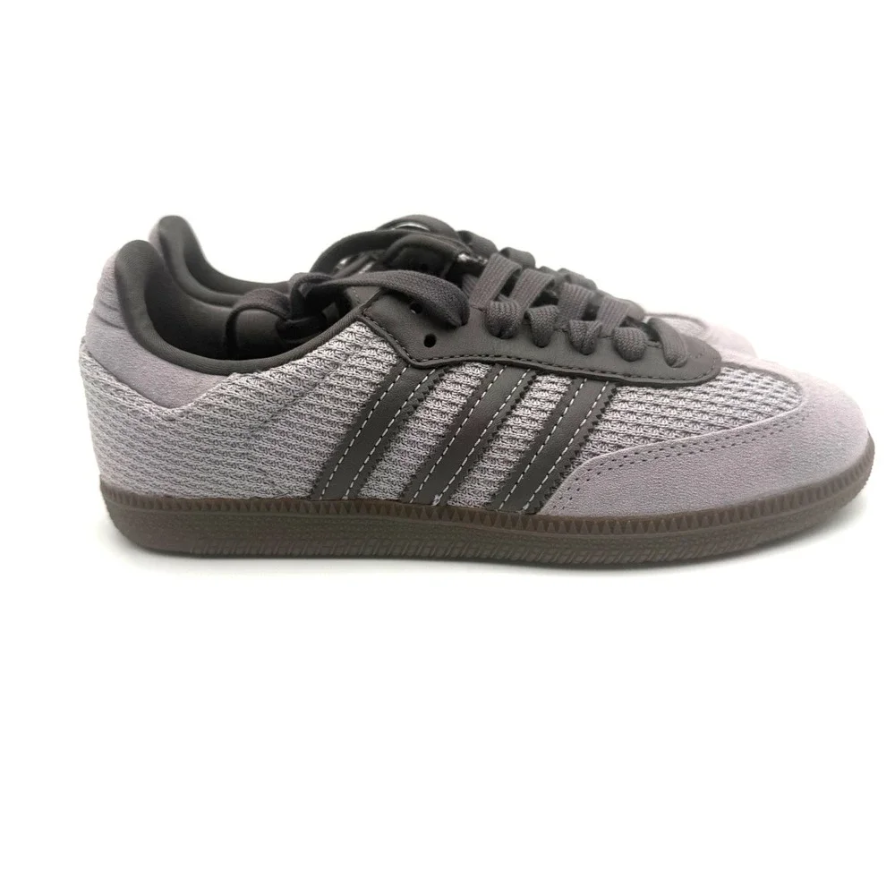 adidas Samba OG Glory Grey Charcoal Gum Men's Size 5.5 JR0886 NEW